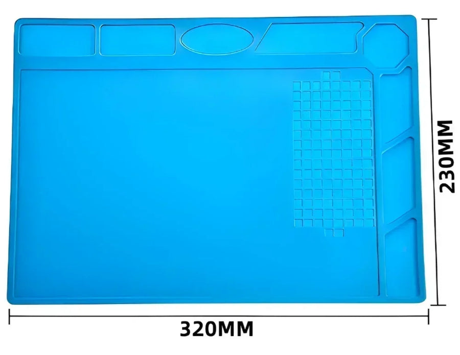 Tapis de soudure en silicone magnétique antistatique pour atelier de réparation — visuel 23