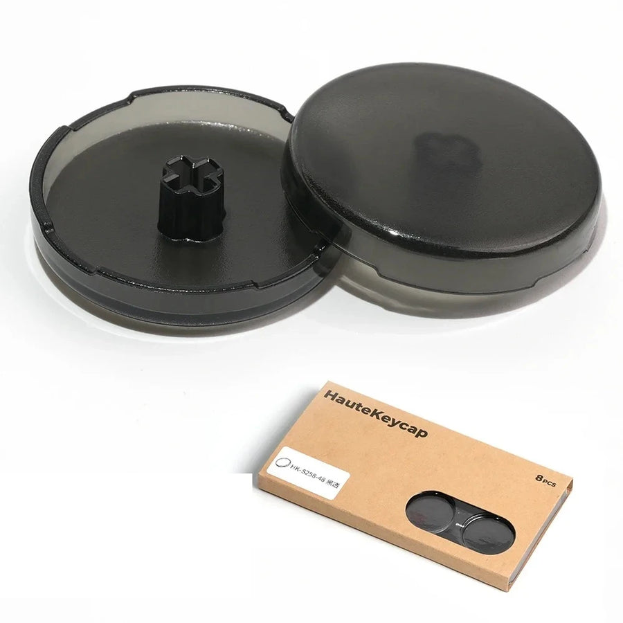Haute42 25.8 mm hitbox caps, Translucent black colour — image 23