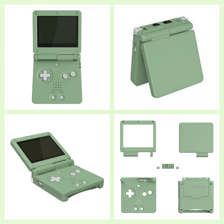 Coque de remplacement complète eXtremeRate pour Game Boy Advance SP, compatible écran IPS sans découpe — visuel 14