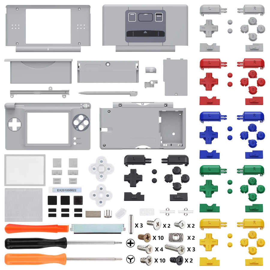 Coque complète eXtremeRate pour DS Lite avec boutons et lentille — visuel 7