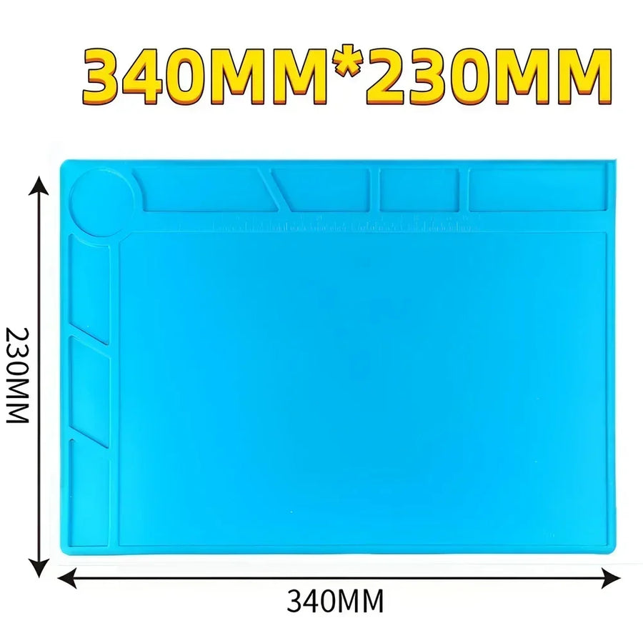 Tapis de soudure en silicone magnétique antistatique pour atelier de réparation — visuel 25