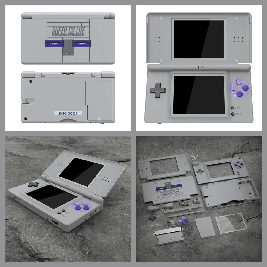 Coque complète eXtremeRate pour DS Lite avec boutons et lentille — visuel 9