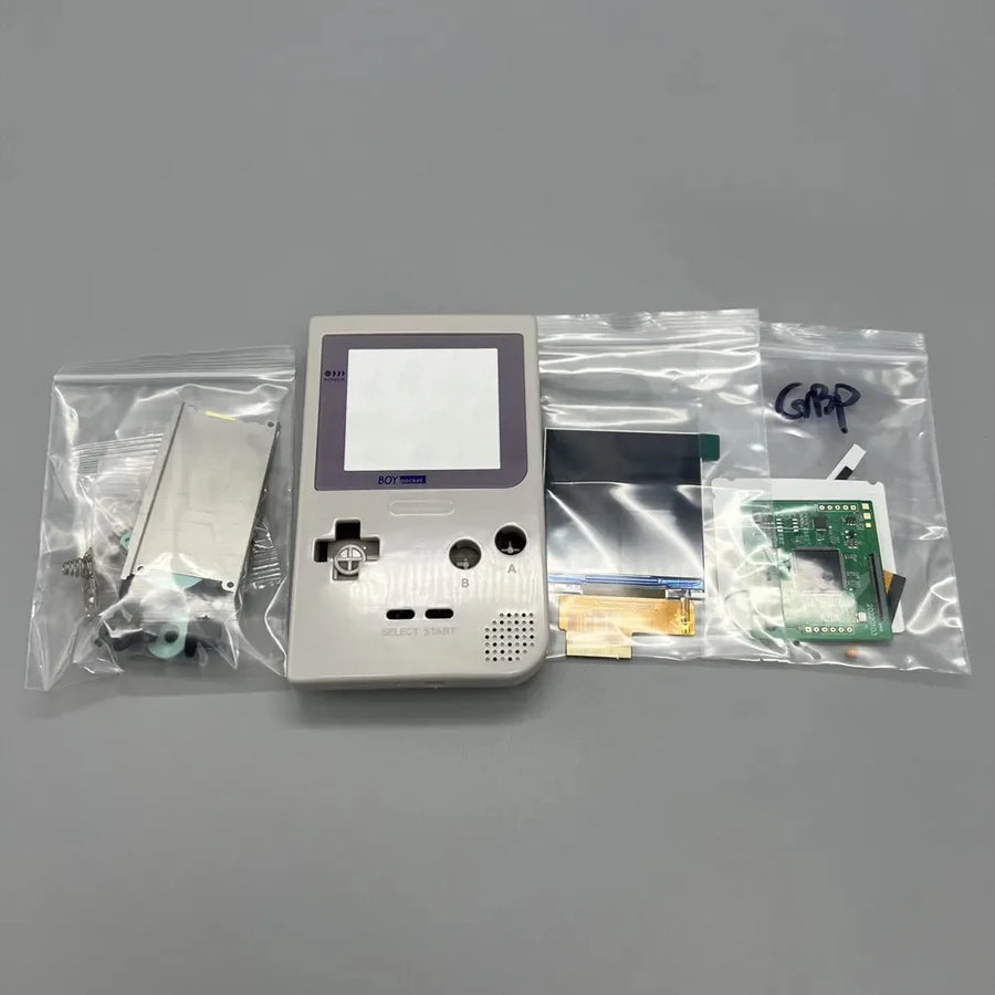 Écran IPS 2,6 pouces pour Game Boy Pocket avec coque, coloris gris — visuel 29