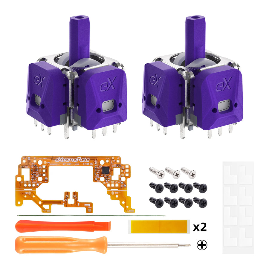 Joysticks à effet Hall eXtremeRate pour manette PS5, version violette 120 gf — visuel 7