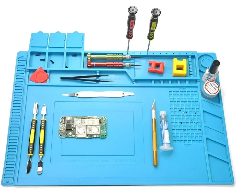 Tapis de soudure en silicone magnétique antistatique pour atelier de réparation — visuel 7
