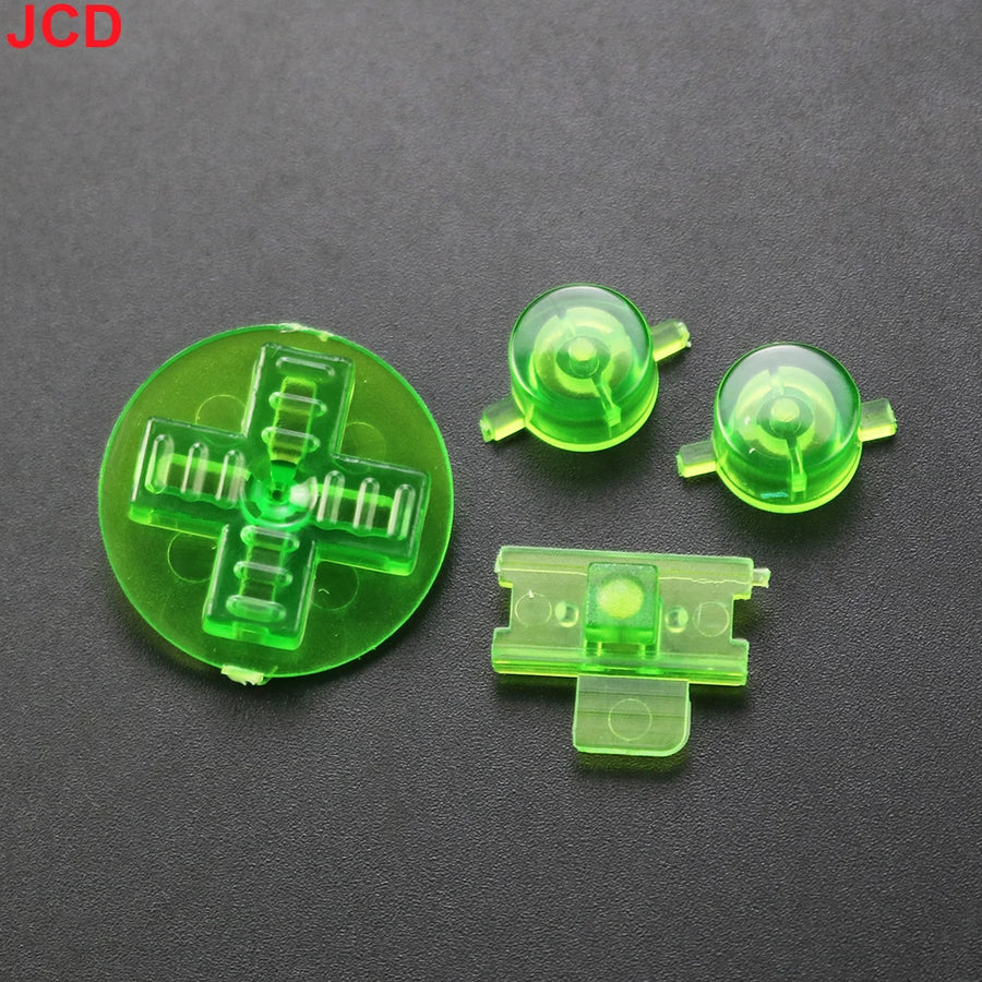 Kit de boutons A/B et croix directionnelle de remplacement pour Game Boy classique — Vert translucide