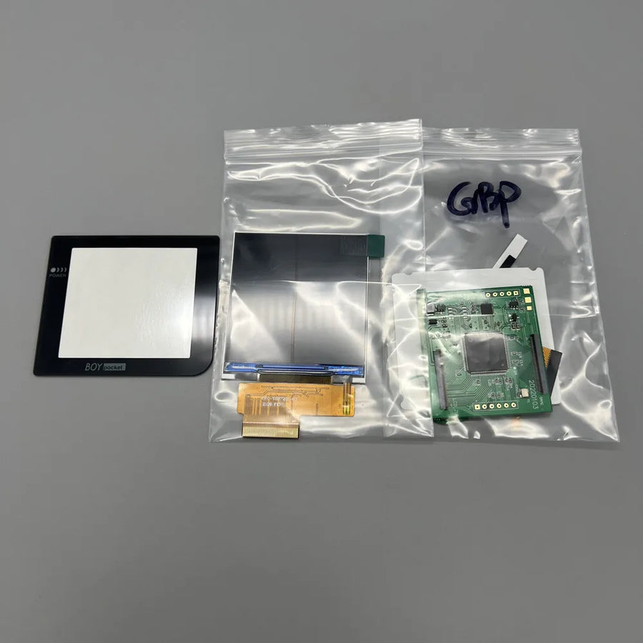 Écran IPS 2,6 pouces pour Game Boy Pocket, vitre noire avec LED — visuel 23