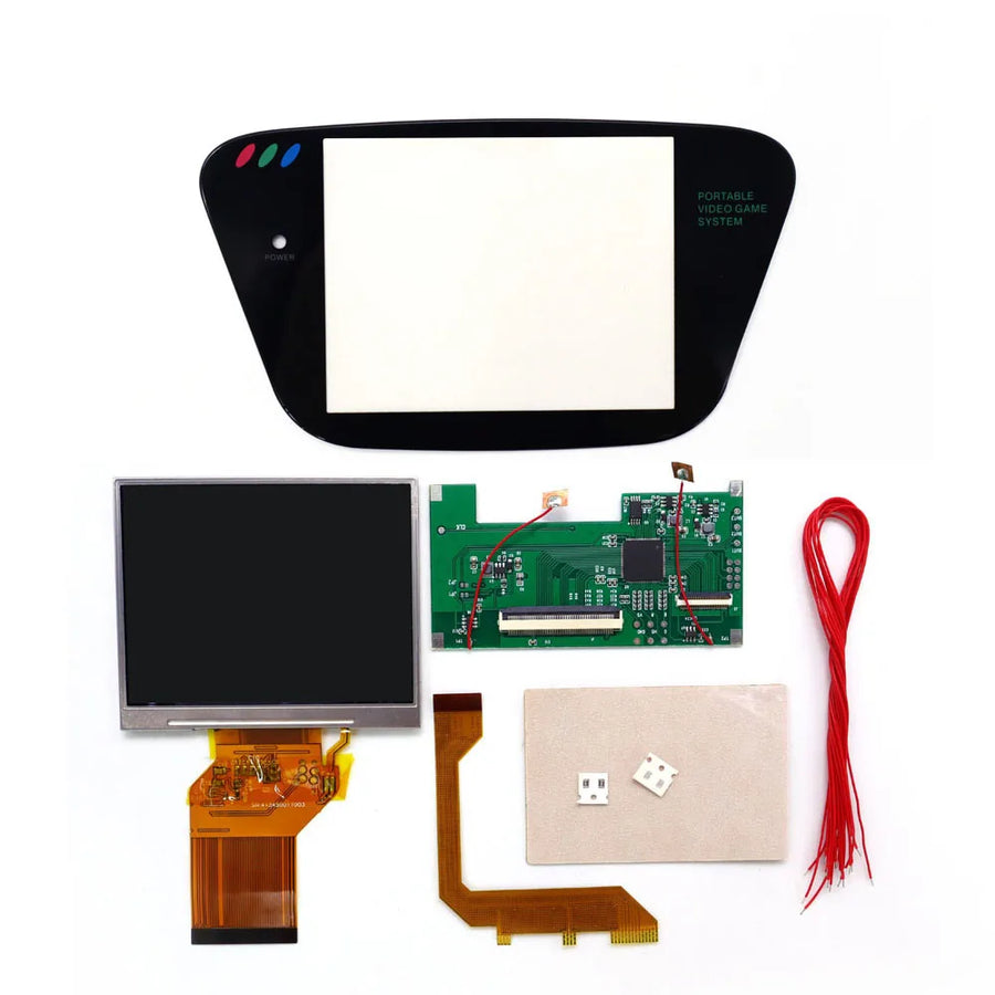 Kit écran rétroéclairé Hispeedido pour Game Gear, kit écran seul, avec vitre — visuel 17