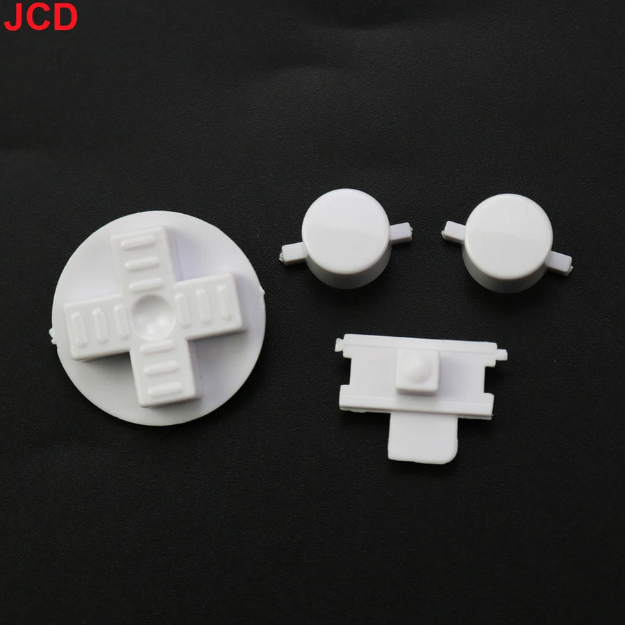 Kit de boutons A/B et croix directionnelle de remplacement pour Game Boy classique — Blanc