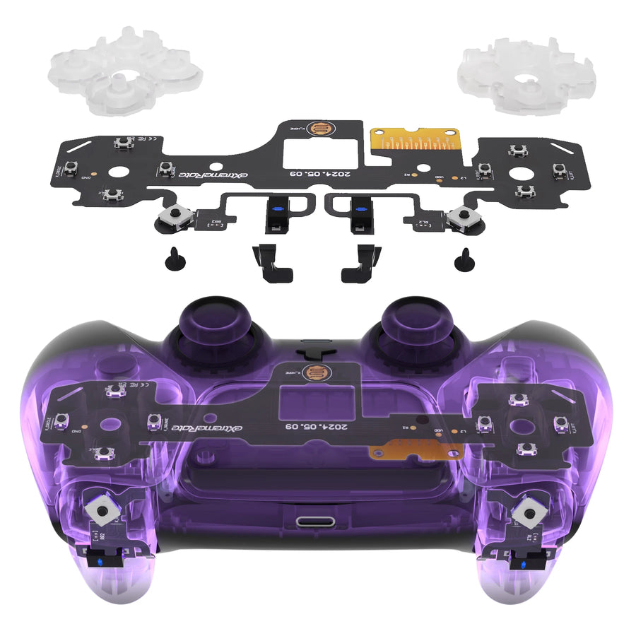 eXtremeRate Clicky V2 kit for PS5 controller BDM-040 to 060 — main view