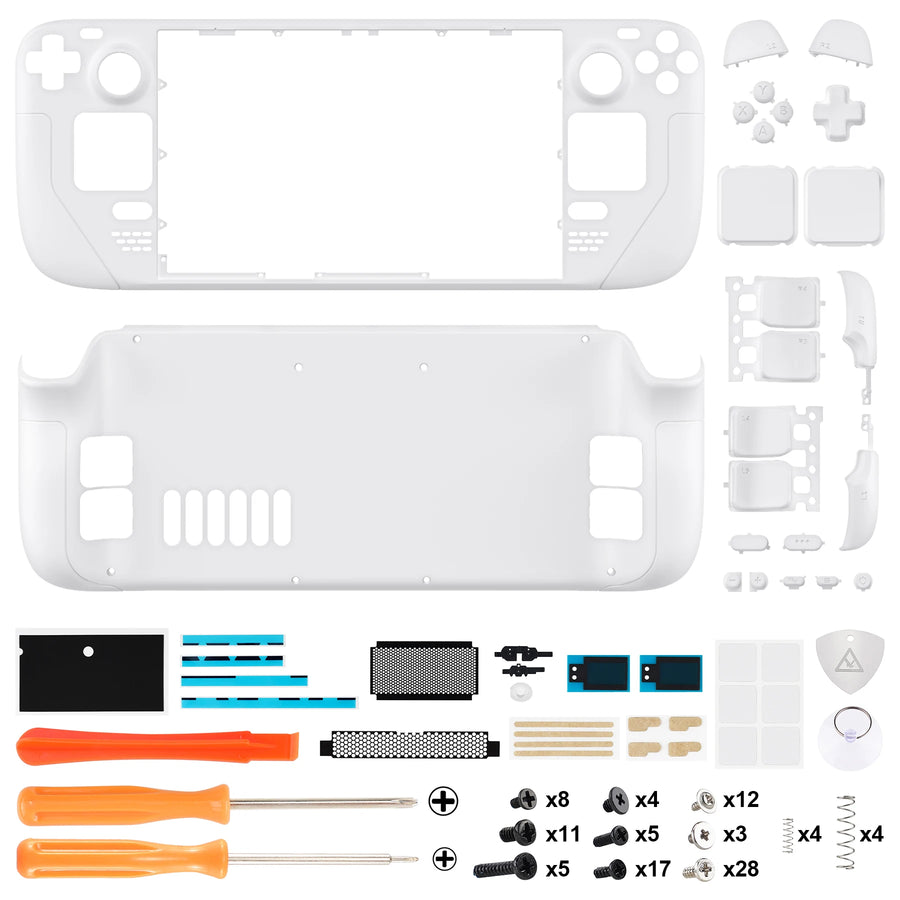 Coque complète eXtremeRate pour Steam Deck LCD, coloris blanc — visuel 36