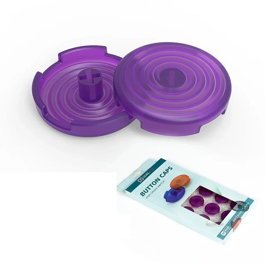 TicKnot hitbox button caps, translucent purple — image 14