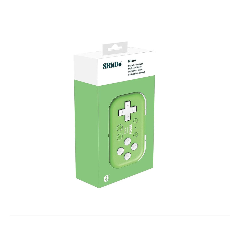 Mini manette 8BitDo Micro Bluetooth pour Switch et Android, 16 boutons et mode clavier