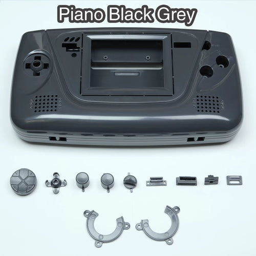Premium IPS-Ready Shell for Game Gear — Joystick-Style D-Pad, Steel Hardware