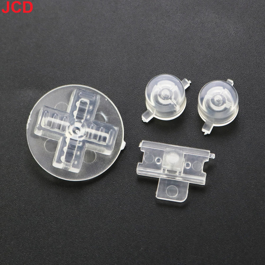 Kit de boutons A/B et croix directionnelle de remplacement pour Game Boy classique — Transparent