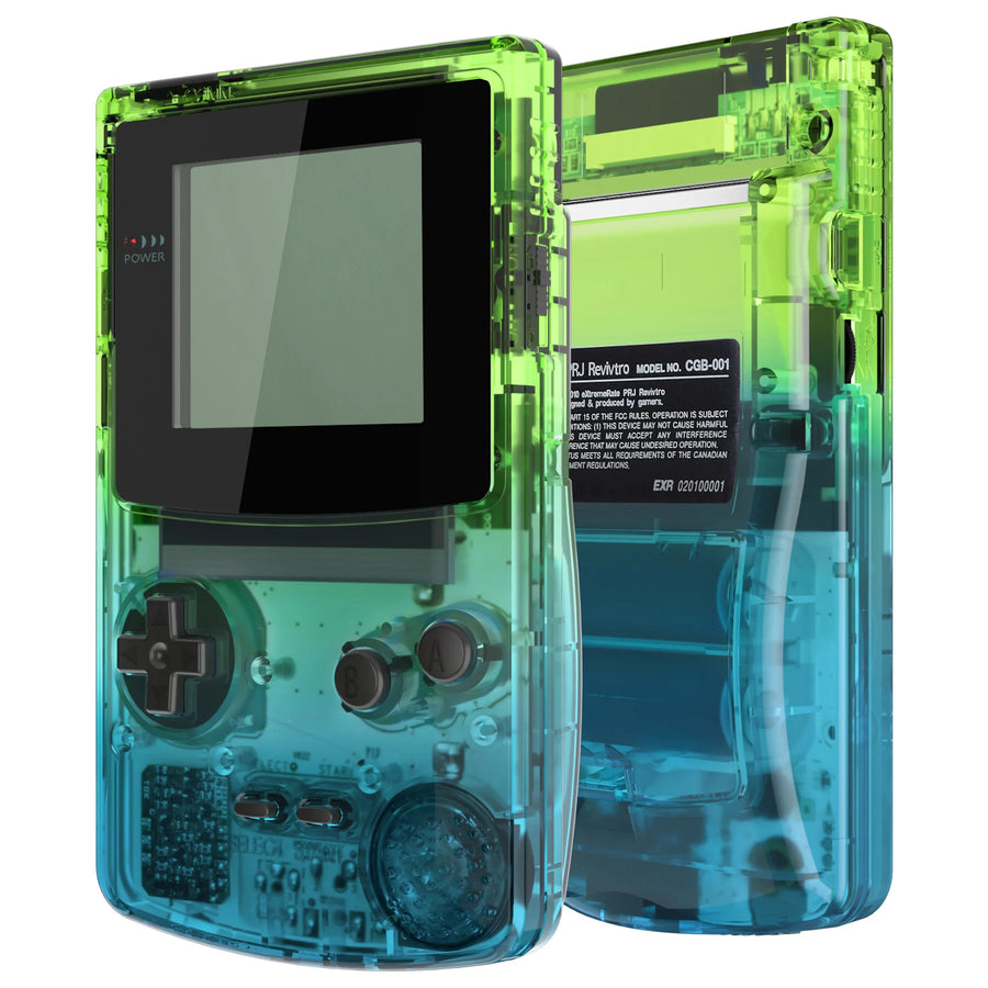 Coque de remplacement complète eXtremeRate pour Game Boy Color, prédécoupée pour écran IPS — visuel 2