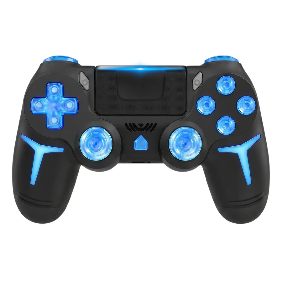 Manette sans fil GAMINJA P412, coloris noir, compatible PS4, PS3 et PC