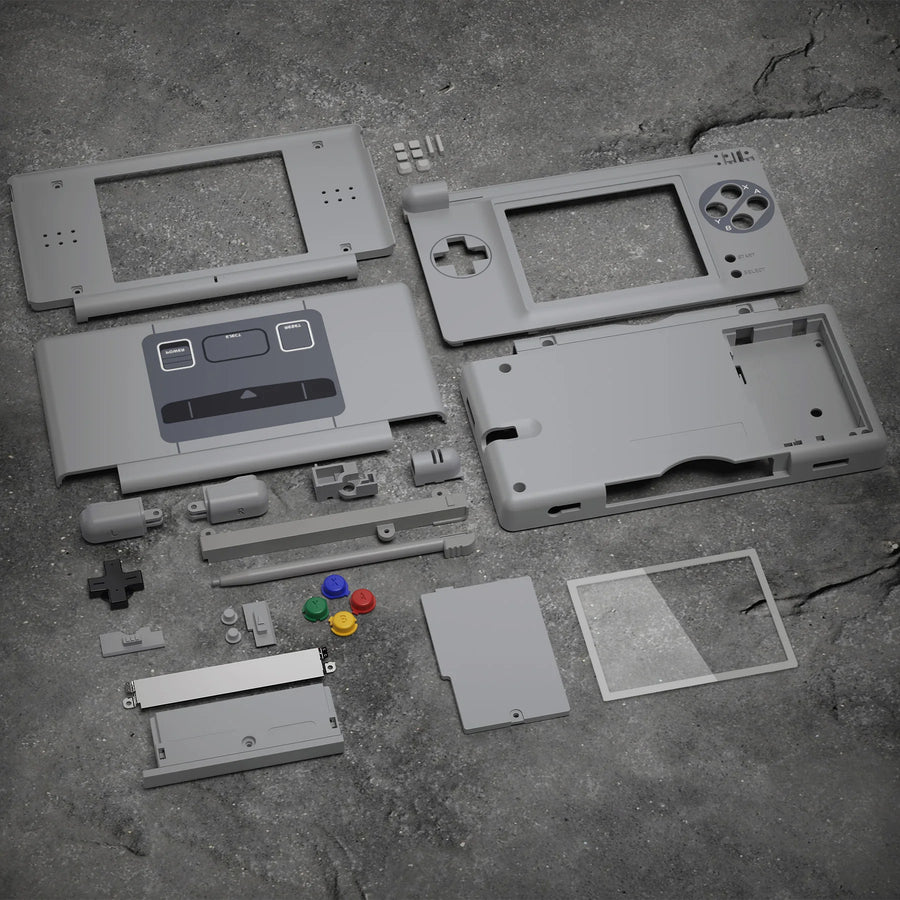 Coque complète eXtremeRate pour DS Lite avec boutons et lentille — visuel 4