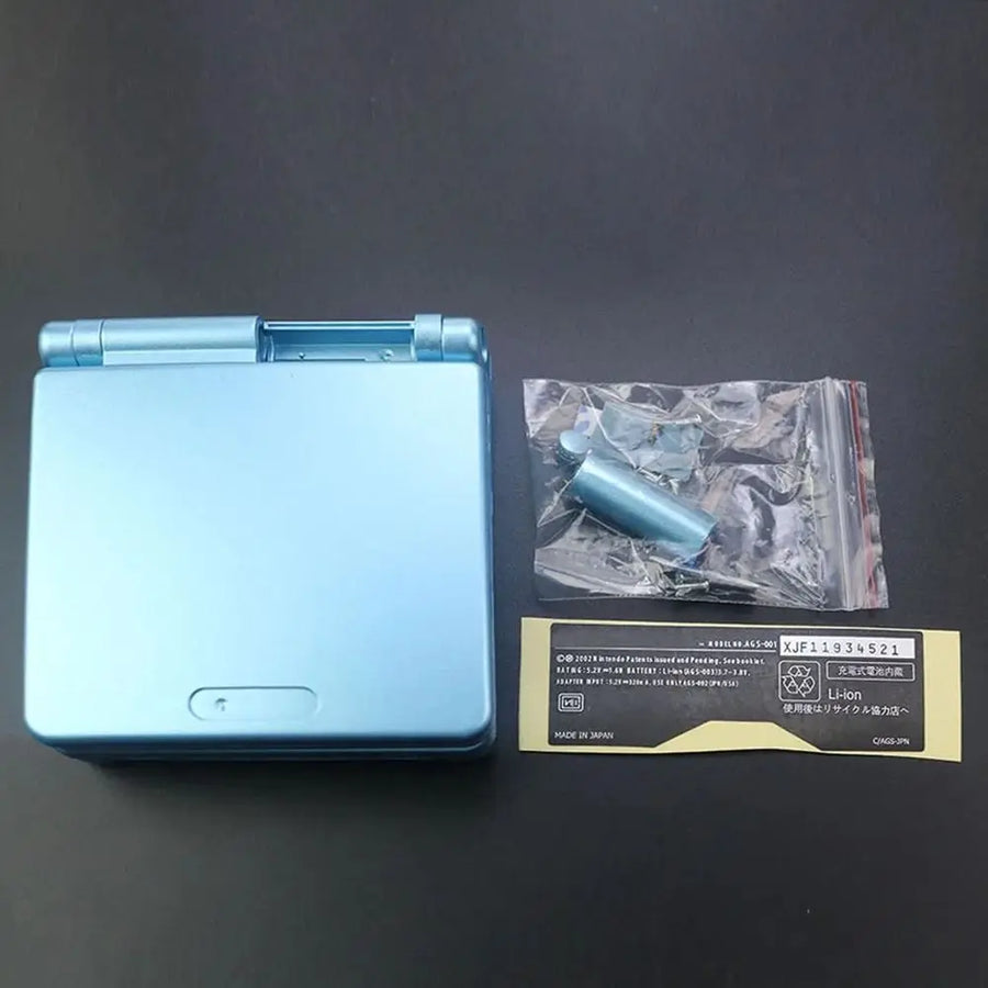 Kit de coque de remplacement complet pour Game Boy Advance SP, avec jeu de boutons et visserie — visuel 9