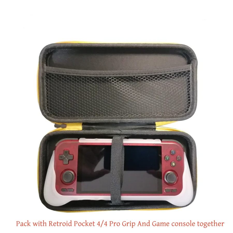 Grip ergonomique en TPU pour les consoles Retroid Pocket 4 et 4 Pro, coloris noir et blanc, visuel 4