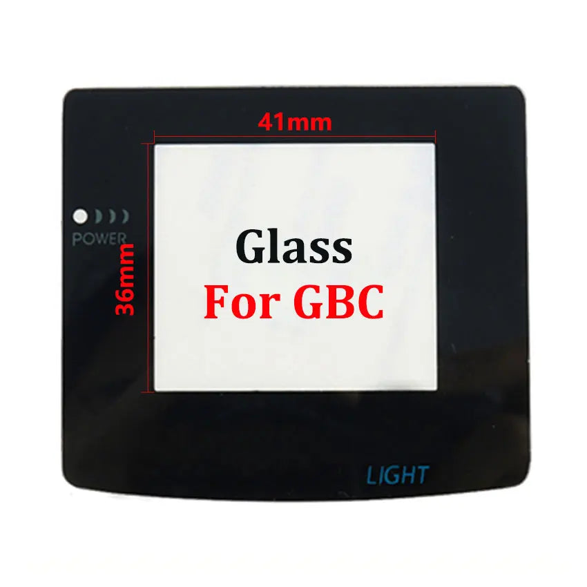Vitre de protection d'écran de remplacement pour Game Boy et Game Boy Advance — Game Boy Color — verre (2)
