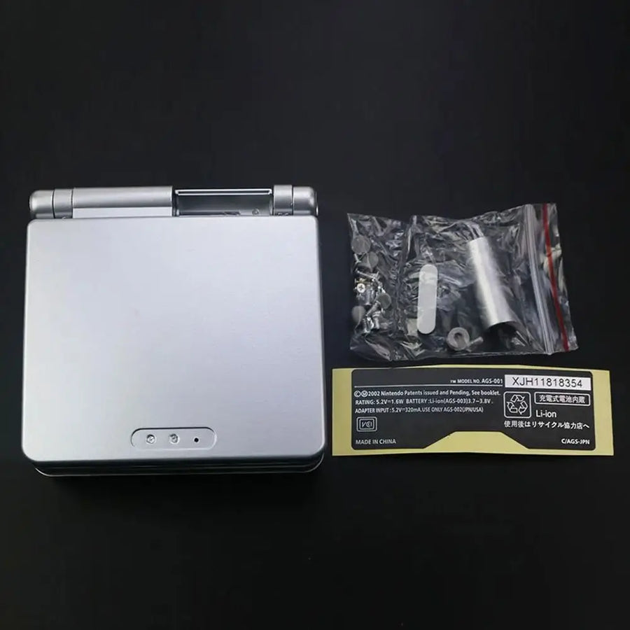 Kit de coque de remplacement complet pour Game Boy Advance SP, avec jeu de boutons et visserie — visuel 7