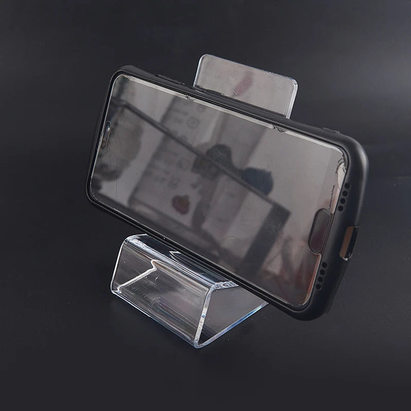 Présentoir en acrylique transparent pour console portable, smartphone ou petite tablette — visuel 2
