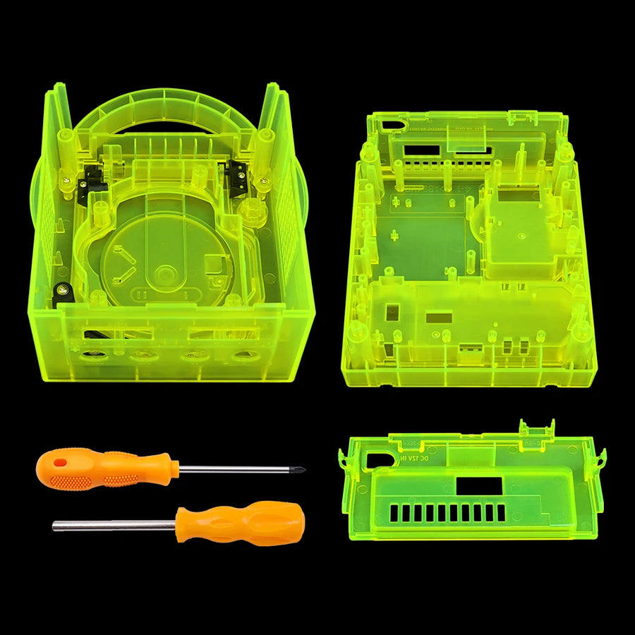 Coque pour GameCube, vert translucide, version kit — visuel 35