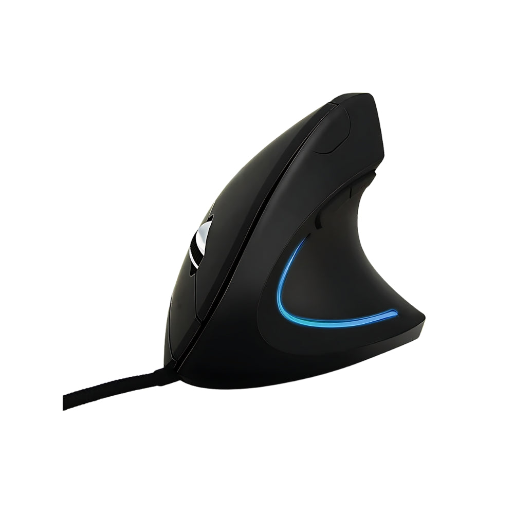 Souris Filaire Ergonomique Noir