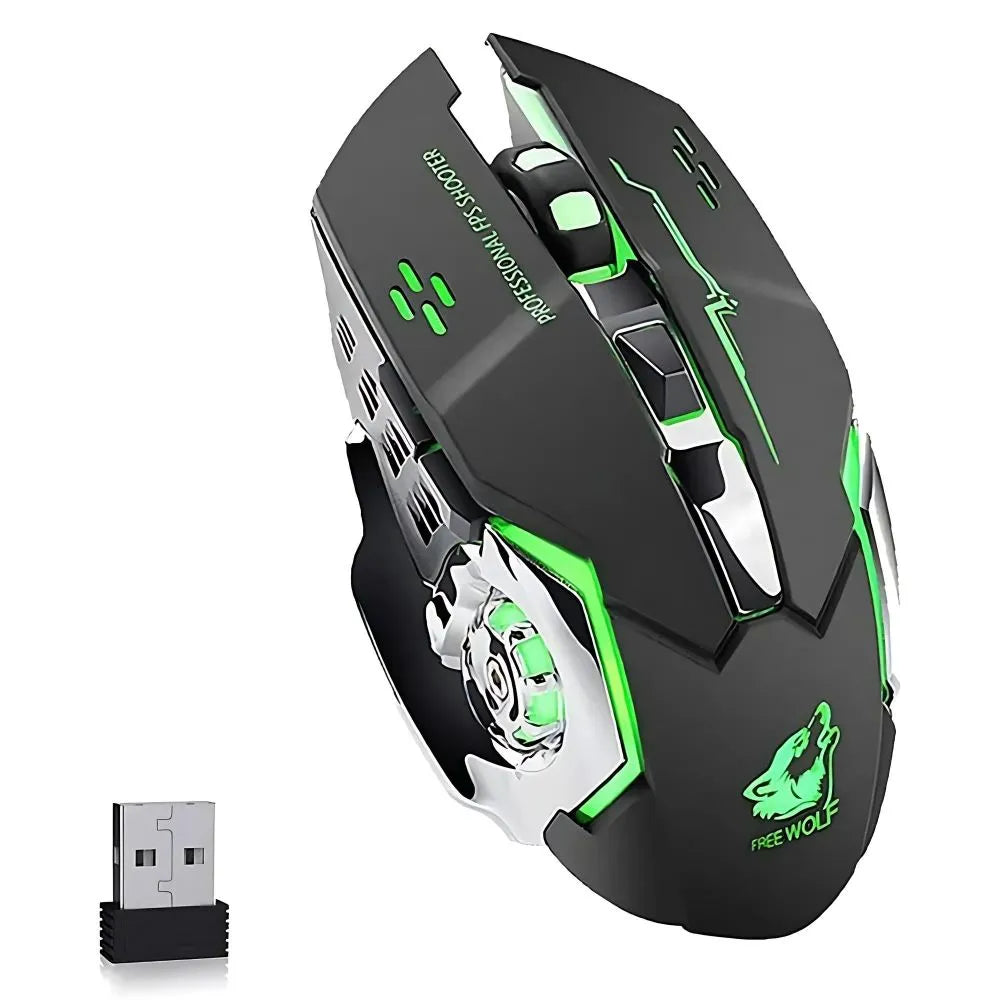 Souris Gamer LED Rechargeable Sans-fil