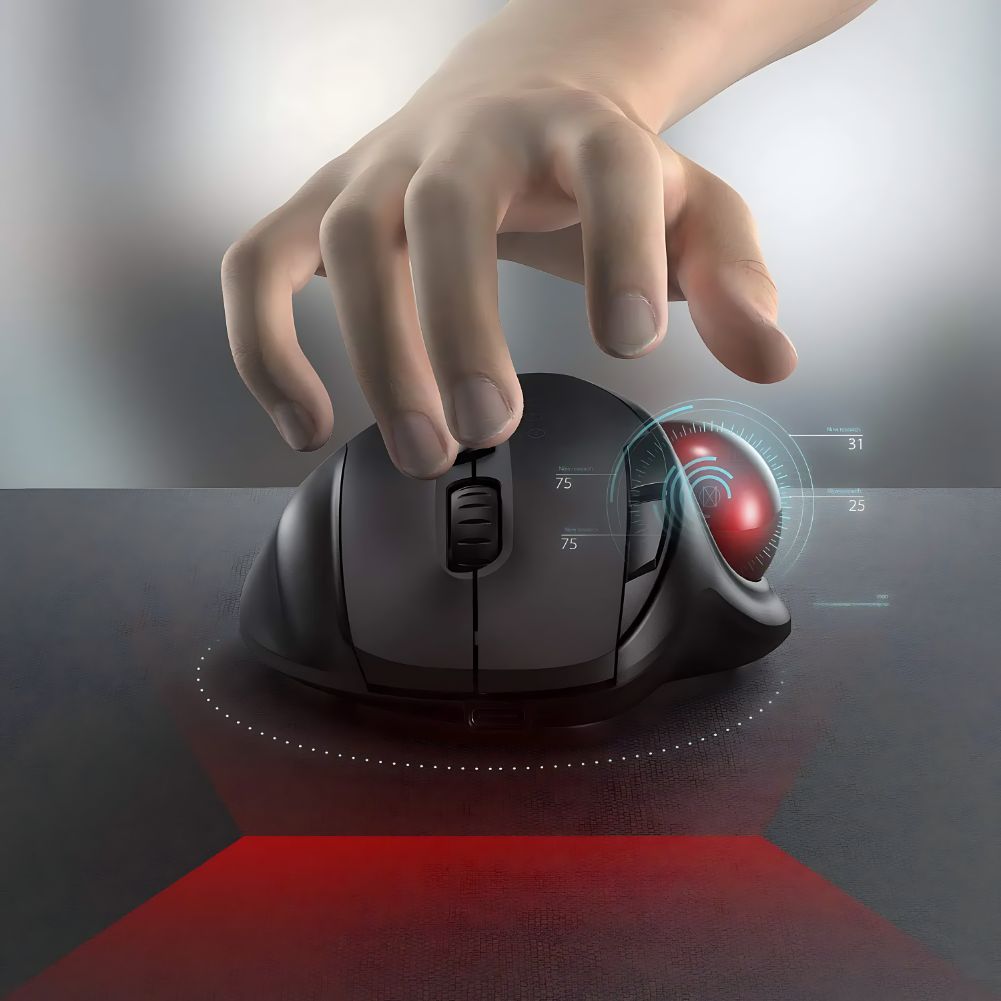 Souris Gaming Ergonomique Trackball