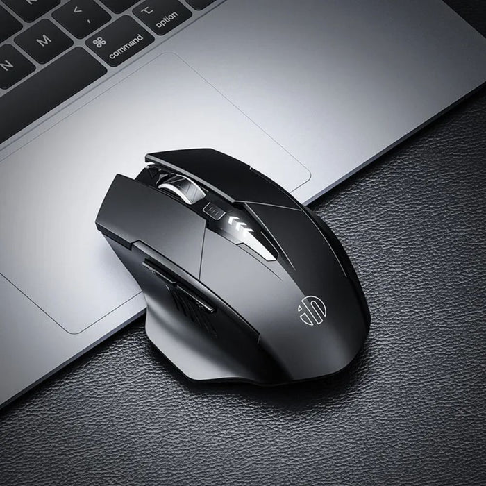 Le récepteur, la recharge et les trois niveaux de sensibilité — Souris Sans-fil Silencieuse - Performance & Confort