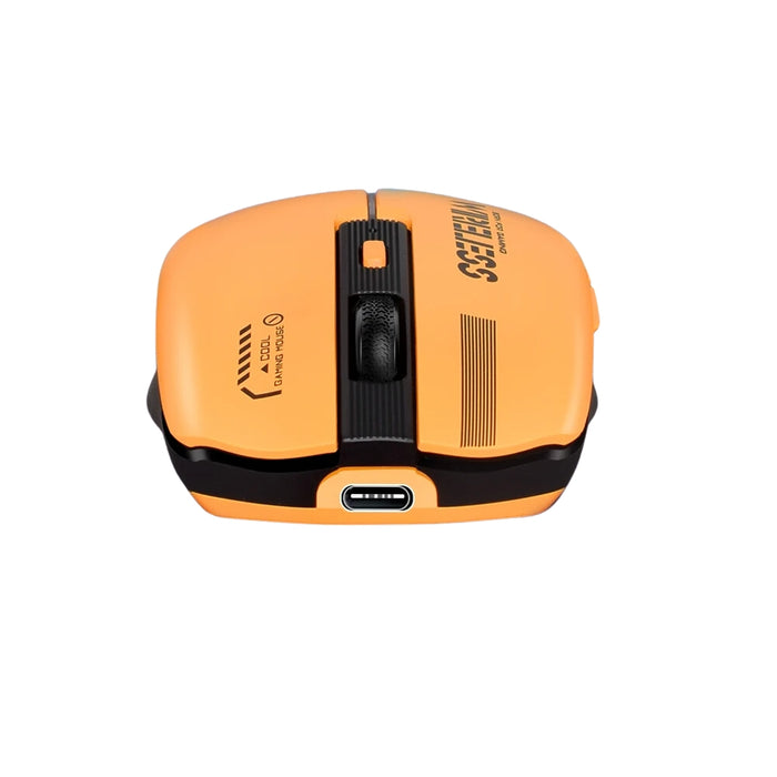 Le dongle, la recharge et les six boutons — Souris Gamer Sans-fil Racing Edition RGB, 6 Boutons