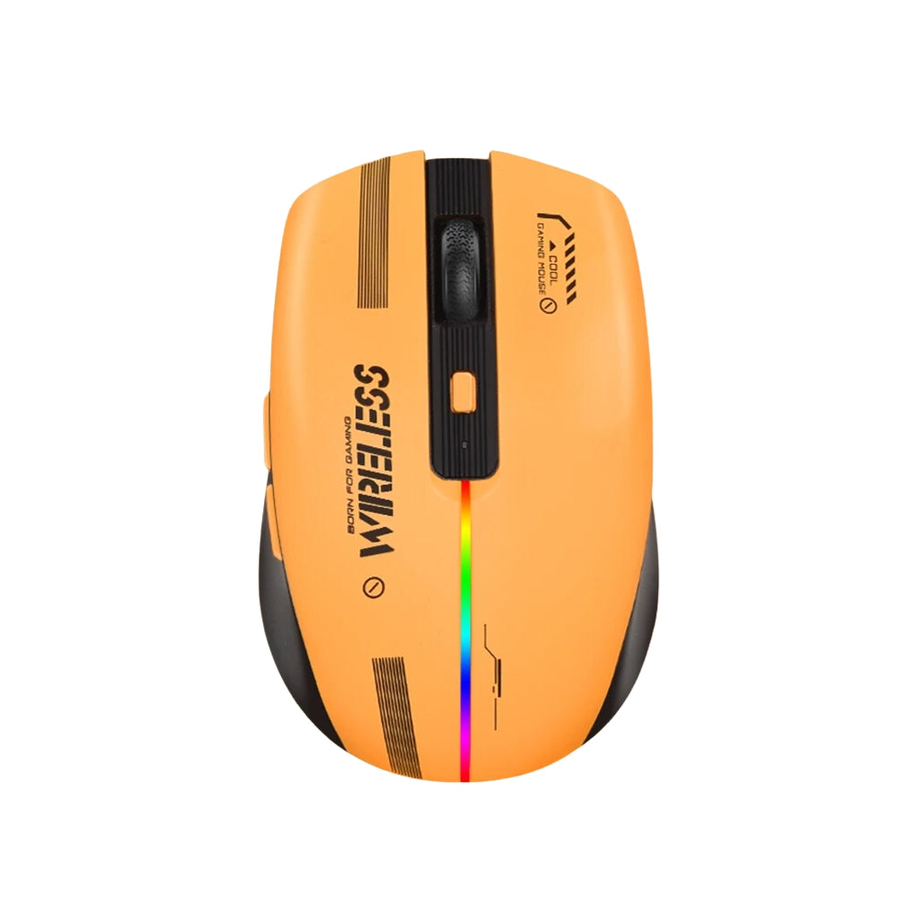 Souris Gaming Sans-fil T19 Orange Racing