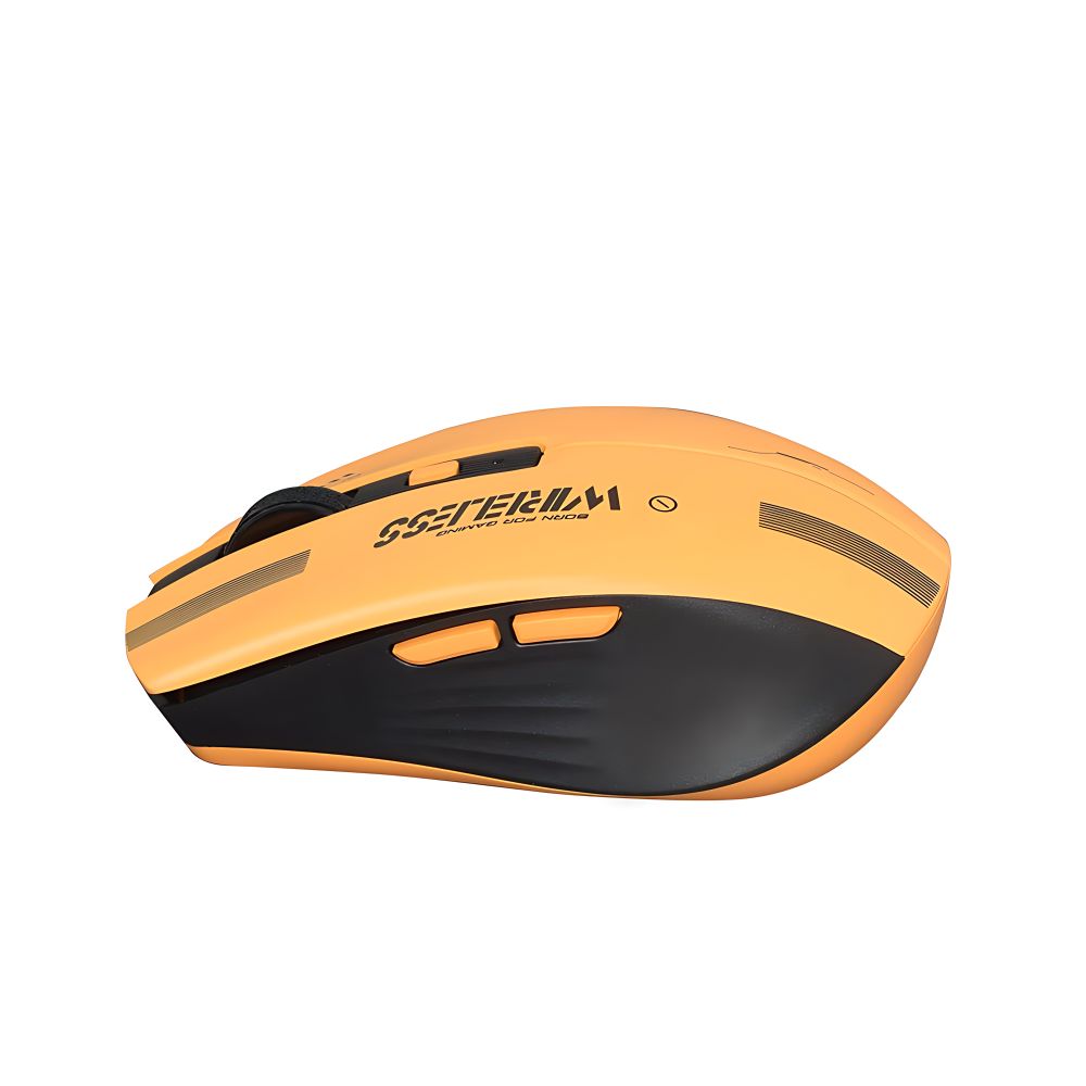 Souris Gaming Sans-fil T19 Orange cote