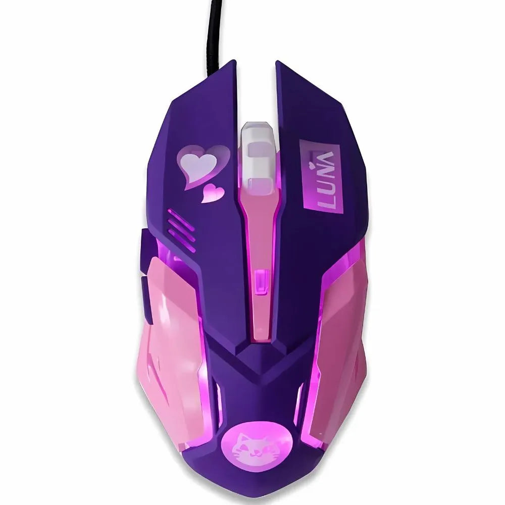 Souris Gaming Silencieuse Violet