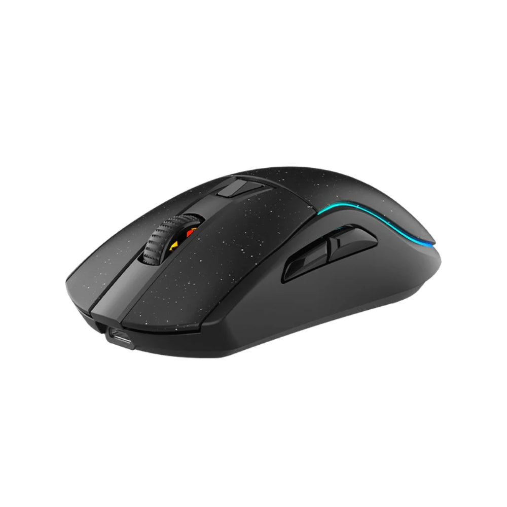 Souris sans-fil dareu A950 noir rgb vue cote gauche