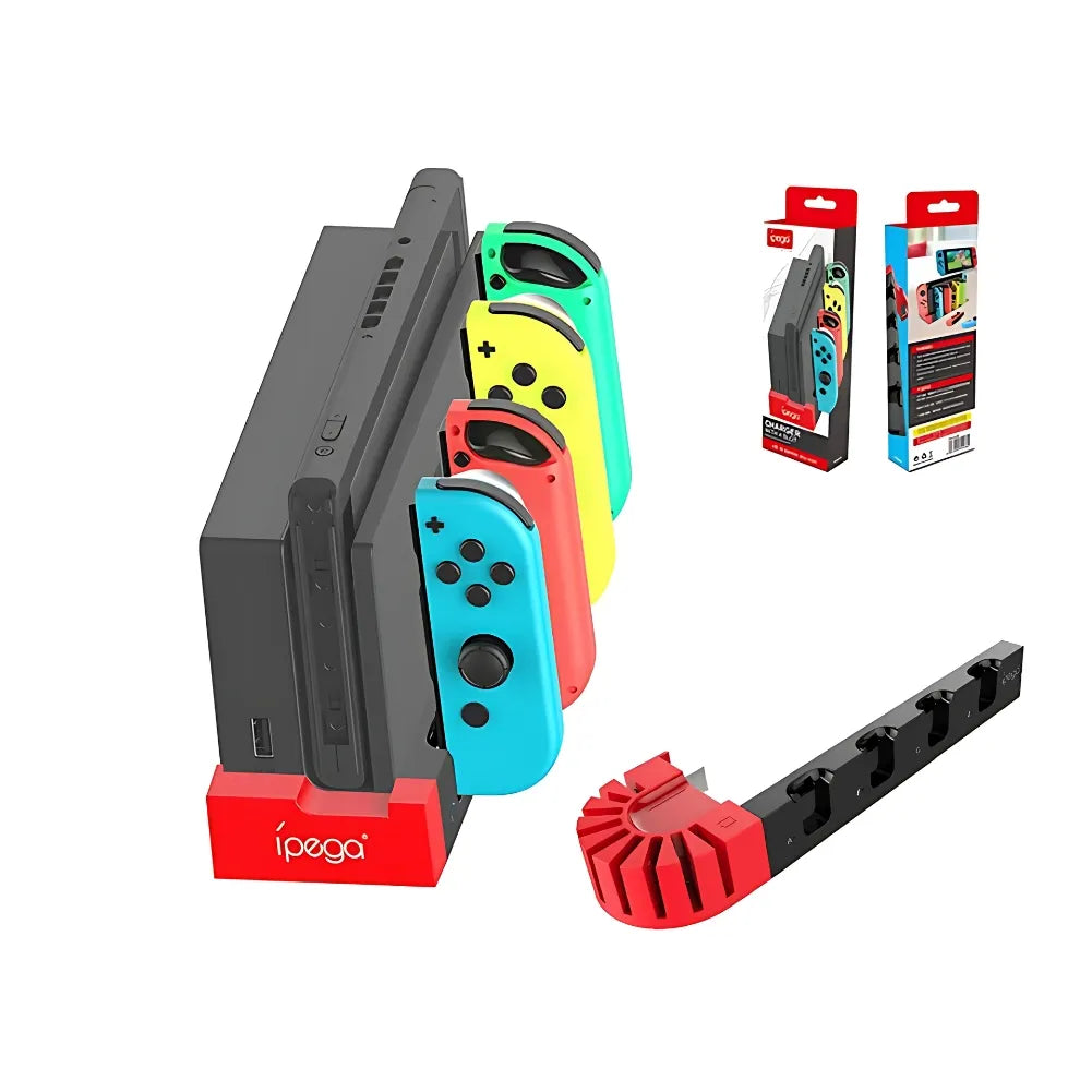 Station de charge 4-en-1 pour Joy-Con Nintendo Switch