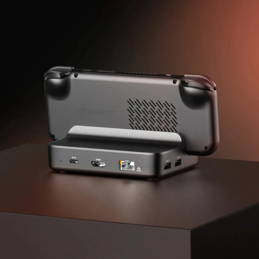 Retroid Officiel Dock – Station 7-en-1 pour consoles vue arrière avec ports USB et HDMI