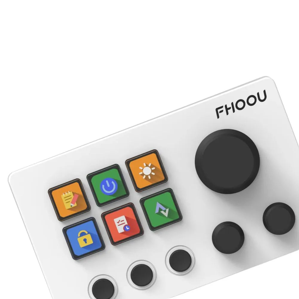 Stream Deck Mirabox de couleur blanc