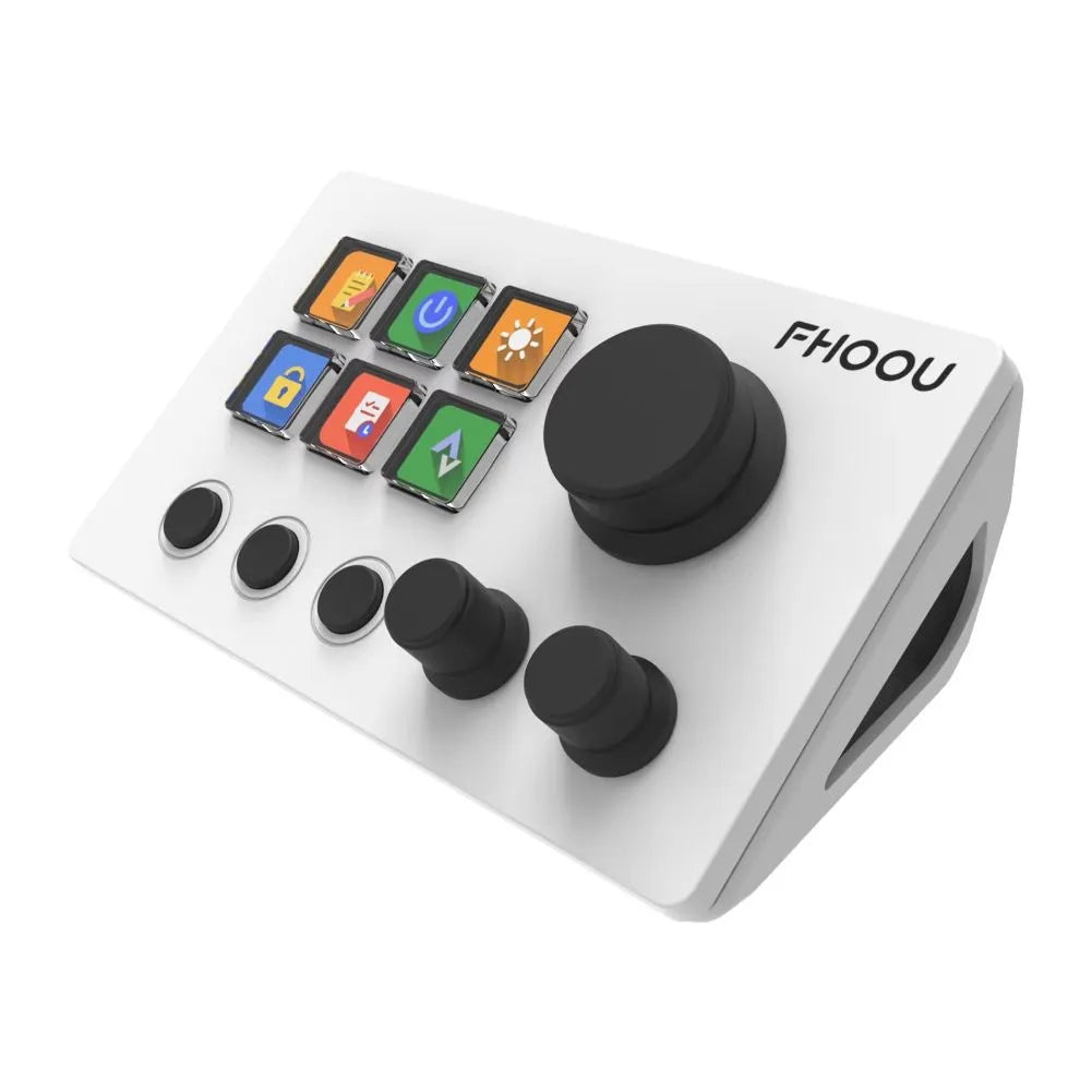 Stream Deck Mirabox de couleur blanc