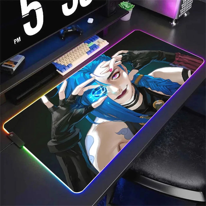 What it doesn't do — XXL RGB Jinx Arcane Mouse Pad