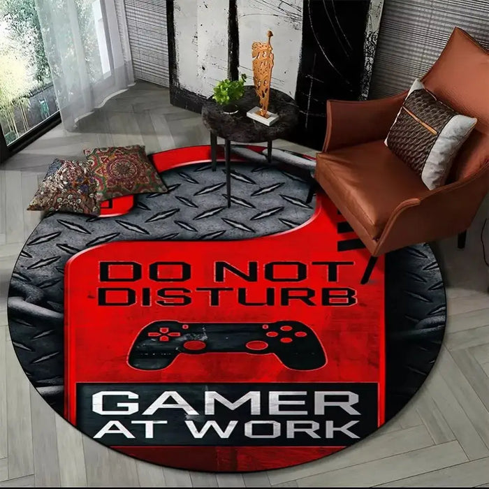 Laying it down and care — A round shape for a unique setup – Stylish and robust gaming floor mat
