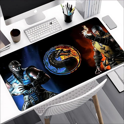 Tapis de Souris Gamer Mortal Kombat Dragon - Grand Format