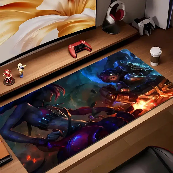 La surface et la glisse — Confort de jeu et univers LoL – Tapis de souris gaming précis