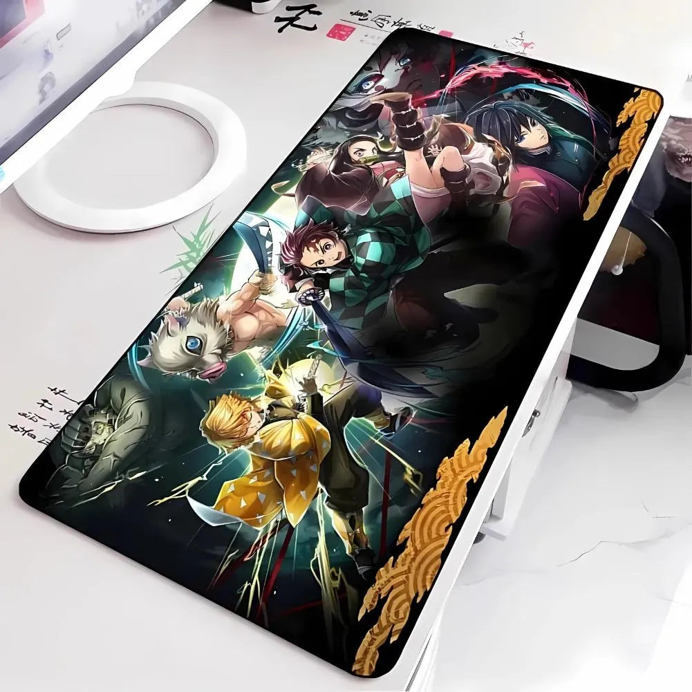 Tapis de souris XXL - Demon Slayer Vert