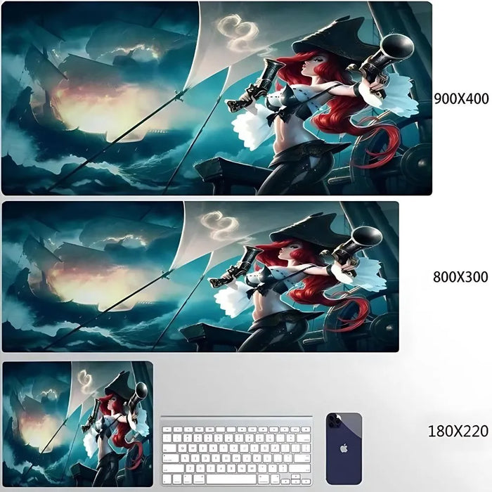 What it doesn't do — XXL League of Legends Mouse Pad - Comfort &amp; Performance