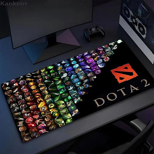 Tapis de souris XXL Dota 2 – cinq coloris dont vert et violet