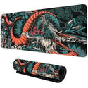 Tapis De Souris Gamer XXL 900x400 Mm - Surface Lisse, Bords Cousus, Base Antidérapante, Lavable - 9