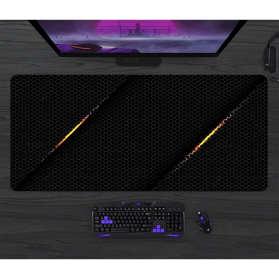 Tapis de souris XXL Effet Jaune